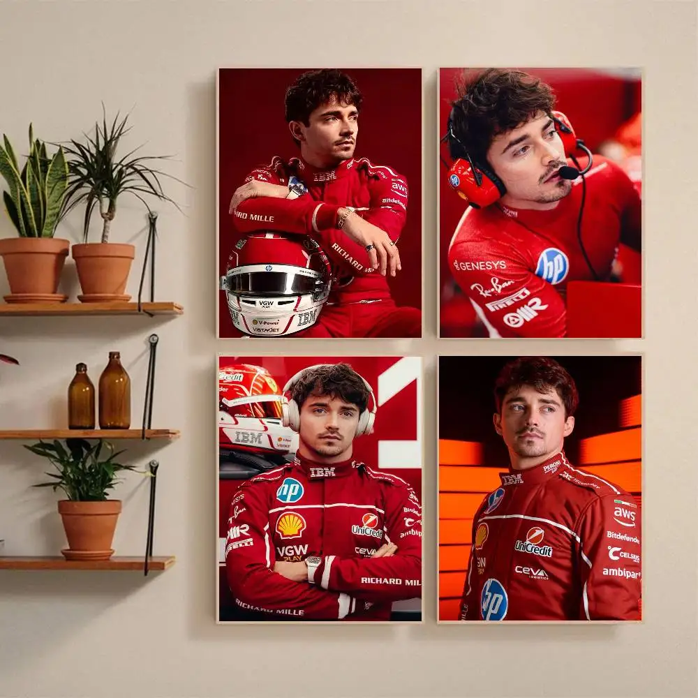 C-Charles L-Leclerc Poster Self-adhesive Art Waterproof Paper Sticker Coffee House Bar Room Wall Decor