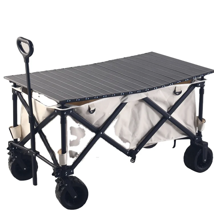 2024 Folding Camping Cart Lightweight Simple Trolley Outdoor