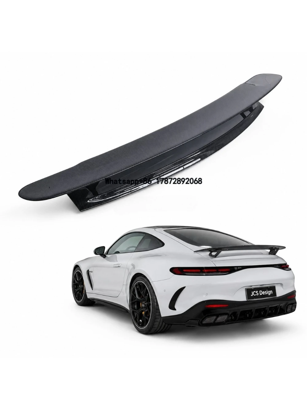 For  GT C192 GT43 GT50 GT63 Coupe 2025+ OEM Style Dry Carbon Fiber Rear Spoiler Wing