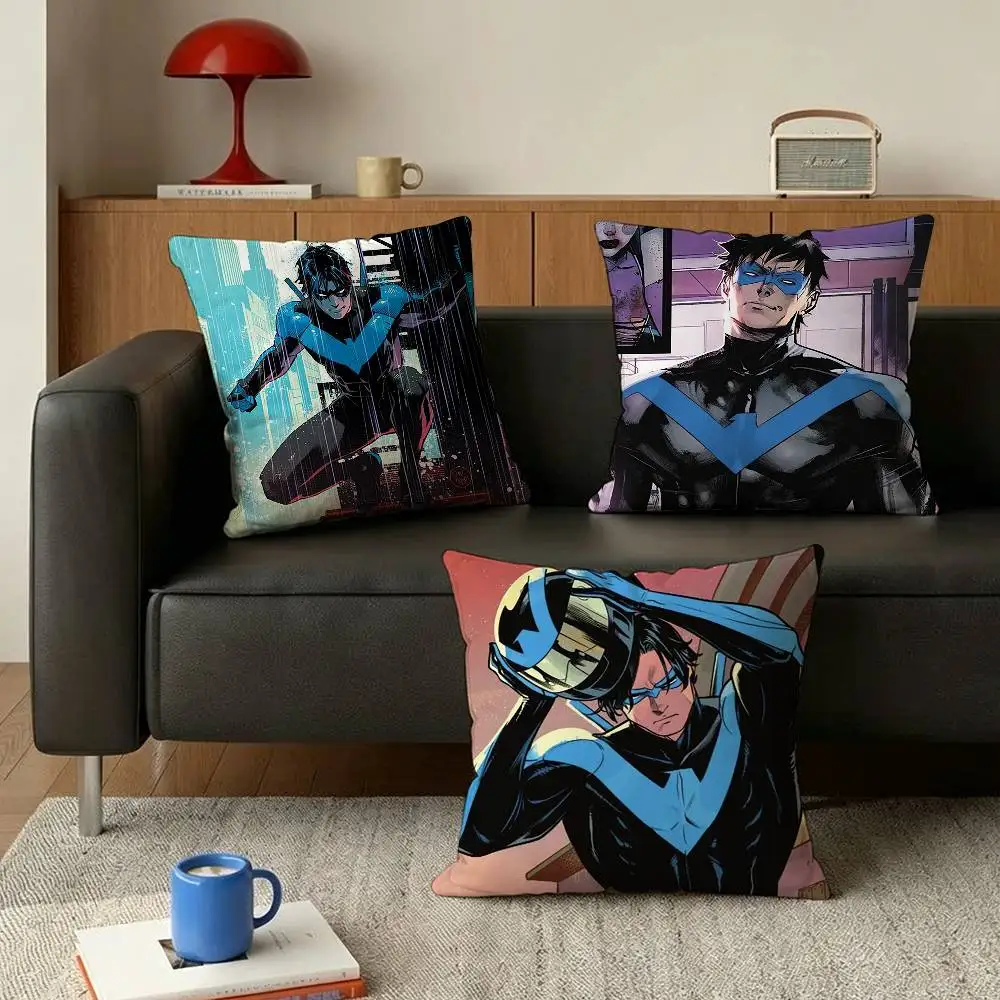 For Cool D-Dick Grayson   Various Sizes Square Pillow Case For Car Home Bedchamber Decor