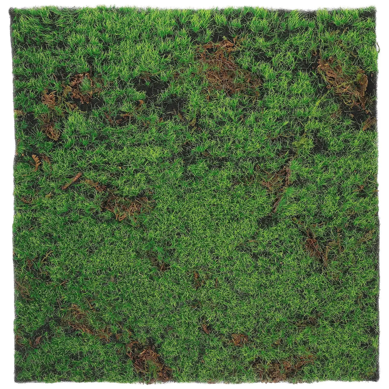 30x30cm Artificial Moss Lawn Realistic Easy Install Maintenance Free Grass Carpet for Plants Landscaping Plastic Mat