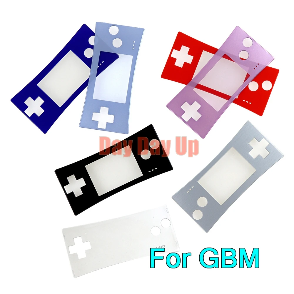 3 Buah Penutup Pelat Depan Pengganti untuk GameBoy Micro untuk Sistem GBM Rumah Cangkang Casing Depan
