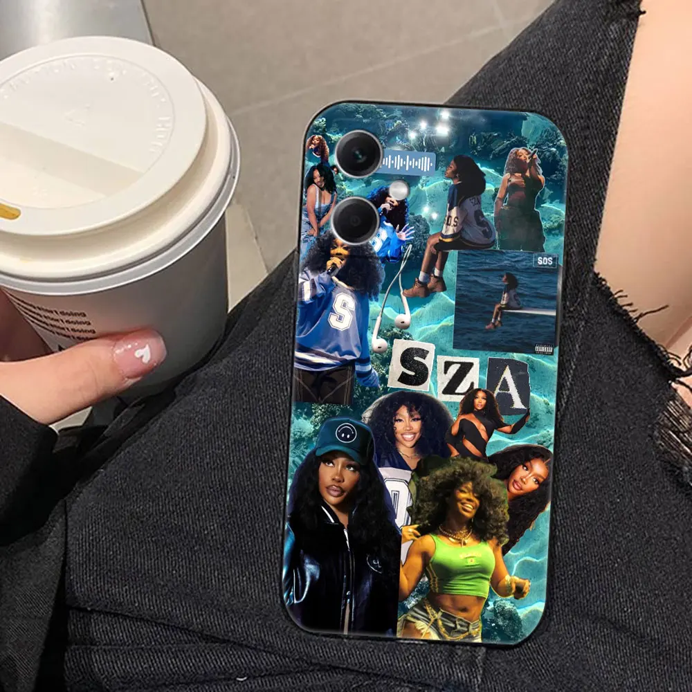 Singer Stunning SZA SOS Phone Case For Xiaomi Redmi Note 14 13 12 12S 11 11T 11S 10 9T 9S 9 8T Pro Silicone Case DIY Shell Cover
