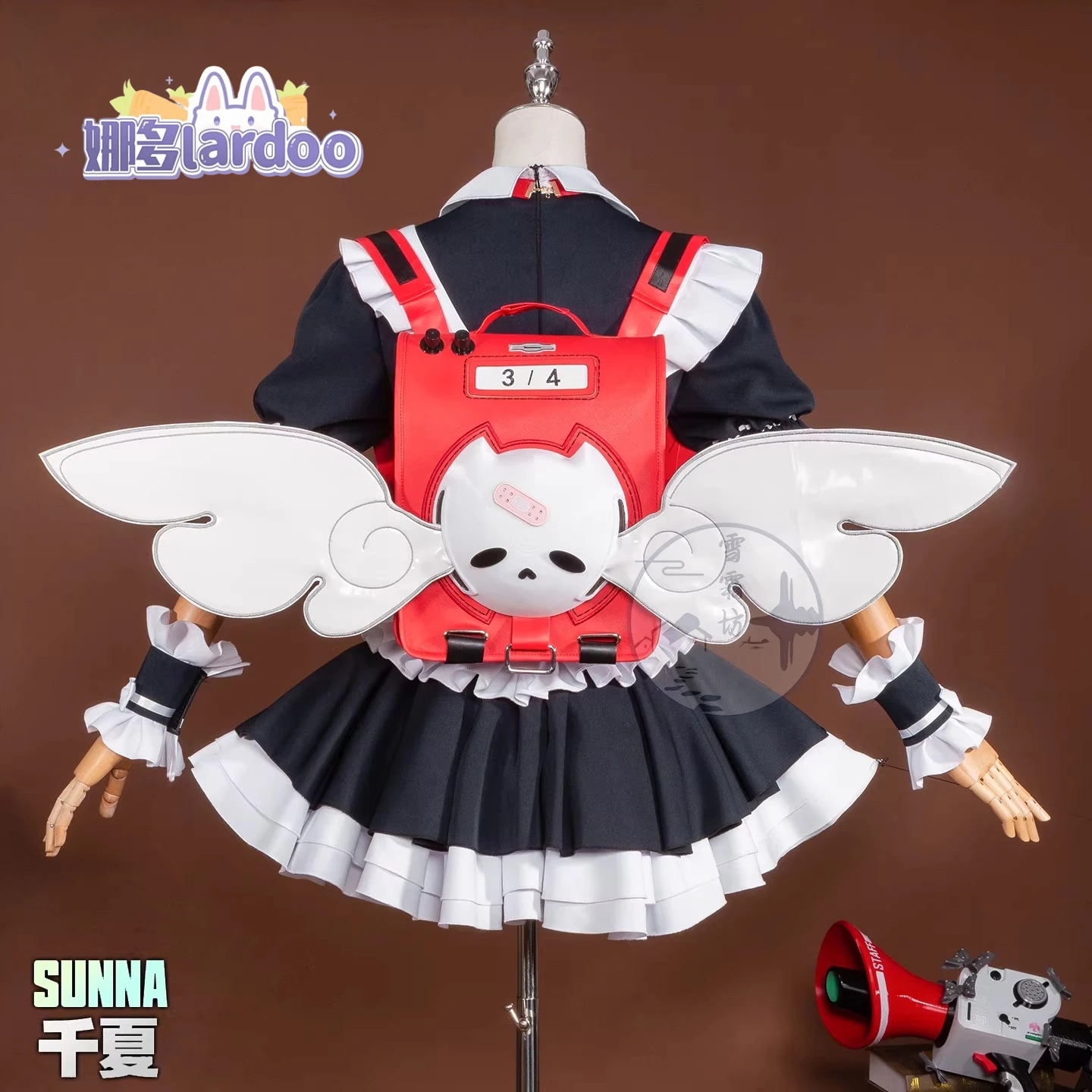 Zenless Zone Zero Delusional Angel Sunna Cosplay Costume Afternoon Tea Maid Outfit Anime Costume for Women