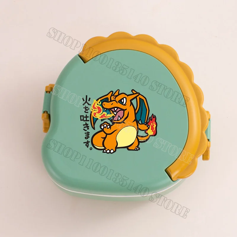 بوكيمون علب الاغذية أواني الطعام تخزين وجبة صناديق الأطفال طالب مدرسة بينتو حالة أنيمي المحمولة علب الاغذية بنين فتاة هدية