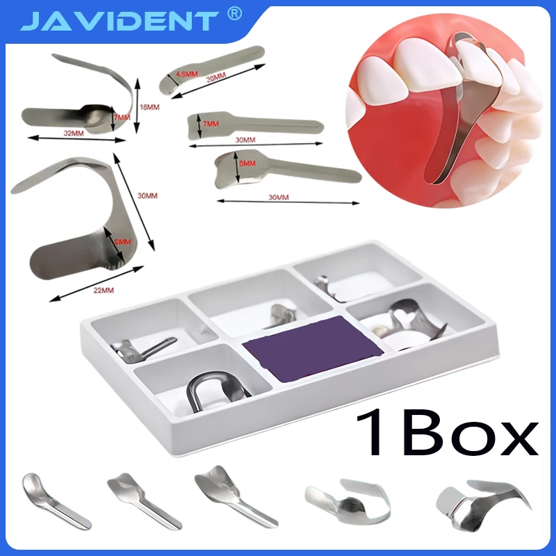 1Box Dental Auxiliary Supplies; Cosmetic Dental Shaping Trays for Anterior Teeth; Dental Filling Shaping Trays