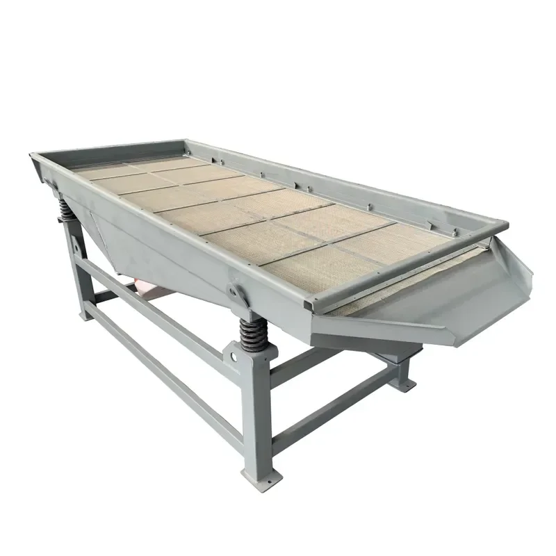 1030 Type Carbon Steel Sand Screening Machine Sand Vibration Sieve Linear Vibrating Sieve Fine Sieving Machinery From China