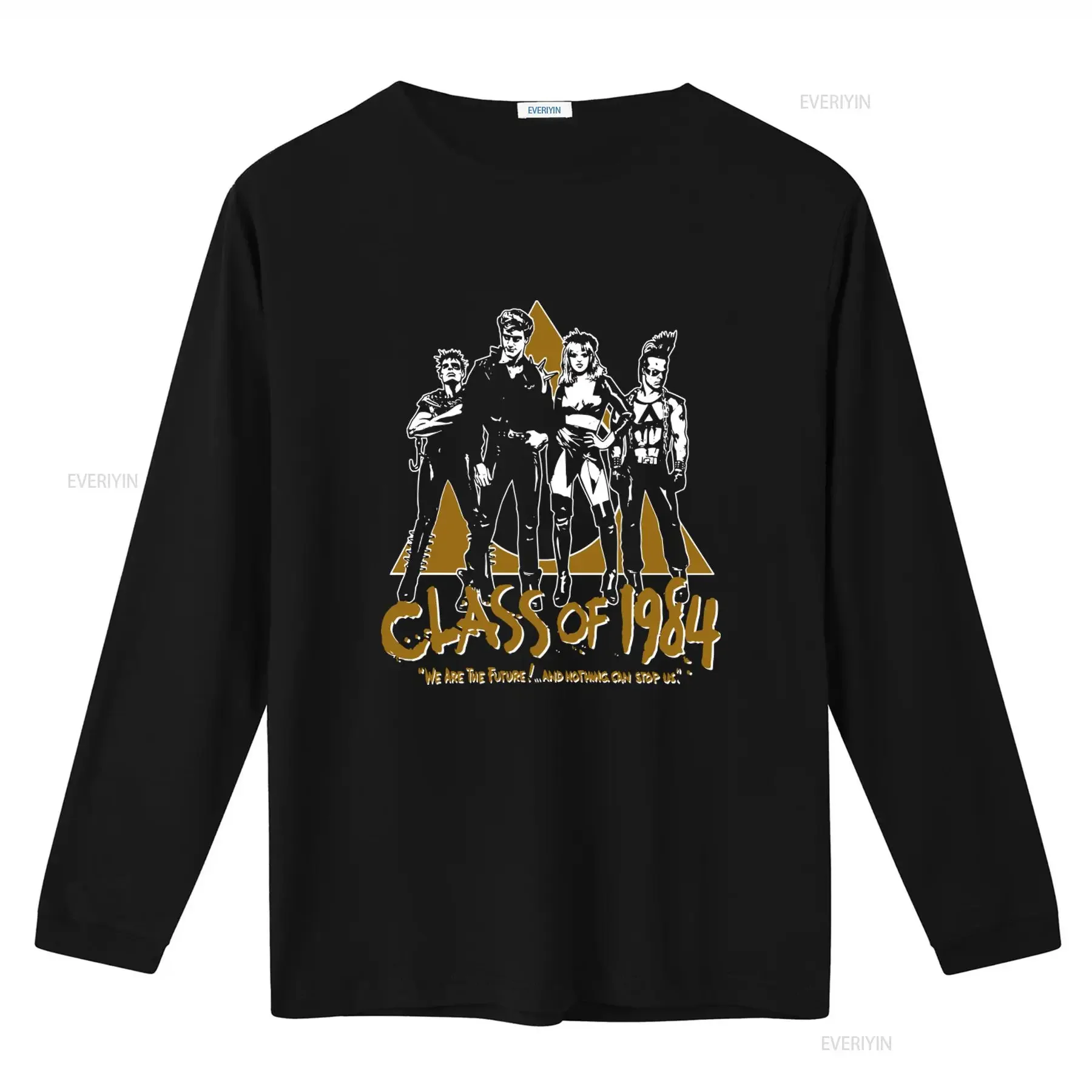 Class Of 1984 We Are The Future Retro Punk Rock T Shirt vintage Washed Breathable homme Stylish Versatile Stretched fashion