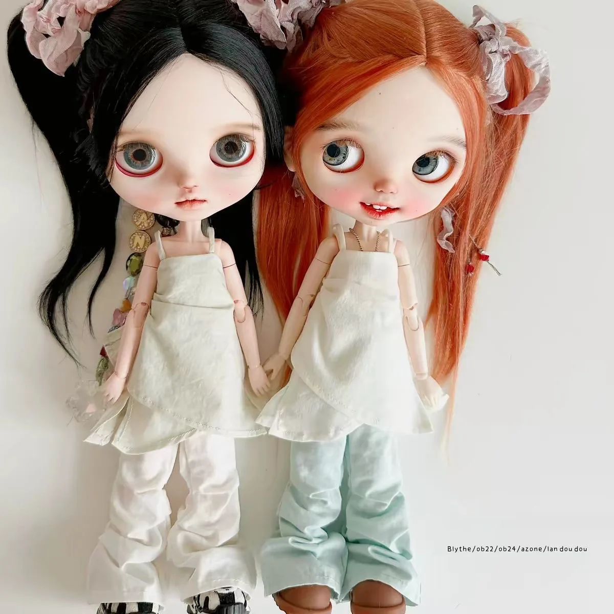 1/6 Doll Clothes Accessories Fashion Casual Candy Color Flare Floor-Length Pants For 30cm BJD Doll OB22/OB24 Azone Blyth