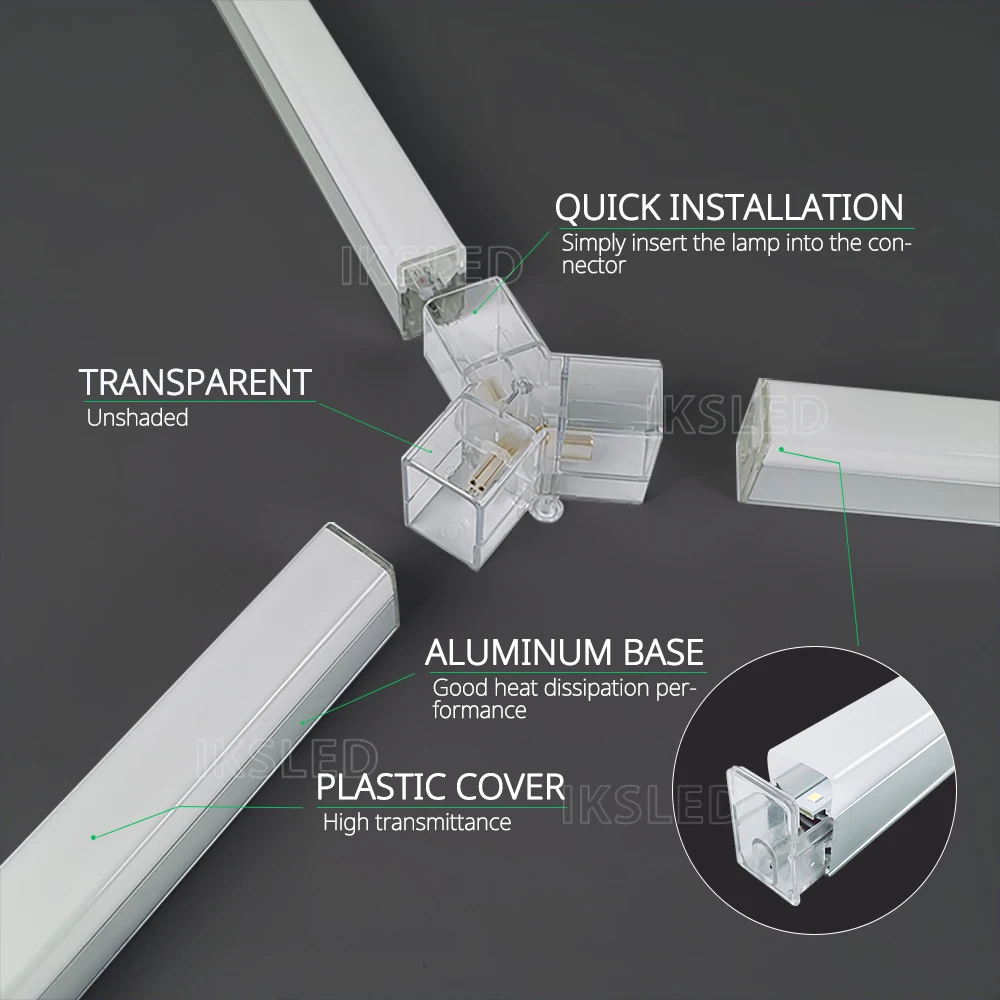 مصباح LED على شكل قرص العسل السداسي 6500K مناسب لمتجر إصلاح المرآب وصالة الألعاب الرياضية وصالون الحلاقة والسوبر ماركت. #6