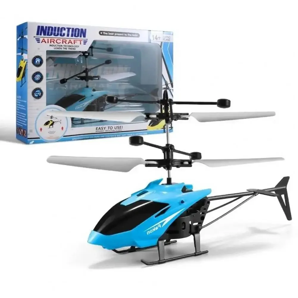 RC Airplane Toy Rechargeable 3 Colors Kids Classic Helicopter Toy Birthday Gift