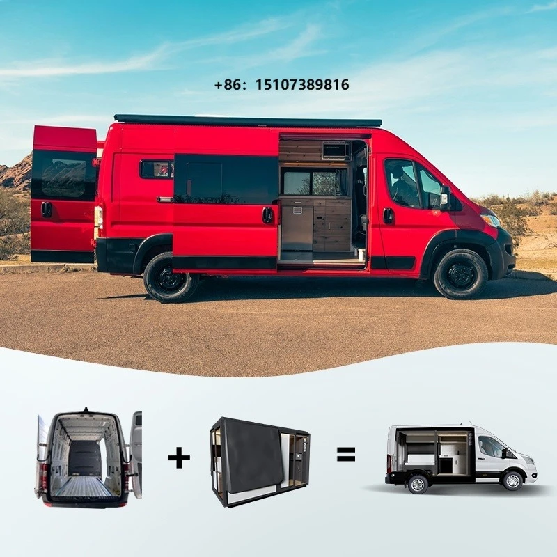 Integrated RV Slide-out Box System Marine Grade Interior Accessories for Van Conversion
