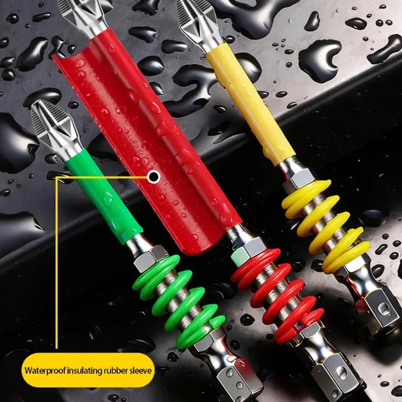 4Pcs Spring Loaded Hexagonal Shank Screwdriver Bit For Power Tool 0XXB