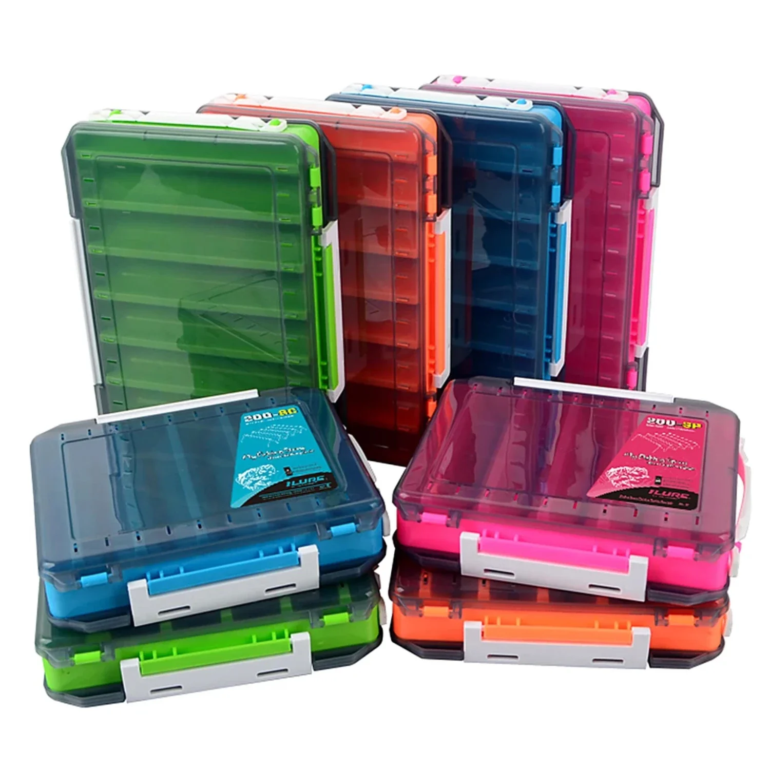 Double Sided Fishing Box Fishing Lures   Box Fishing Tackle Organizer Box  Lures  Terminal Tackle Beads