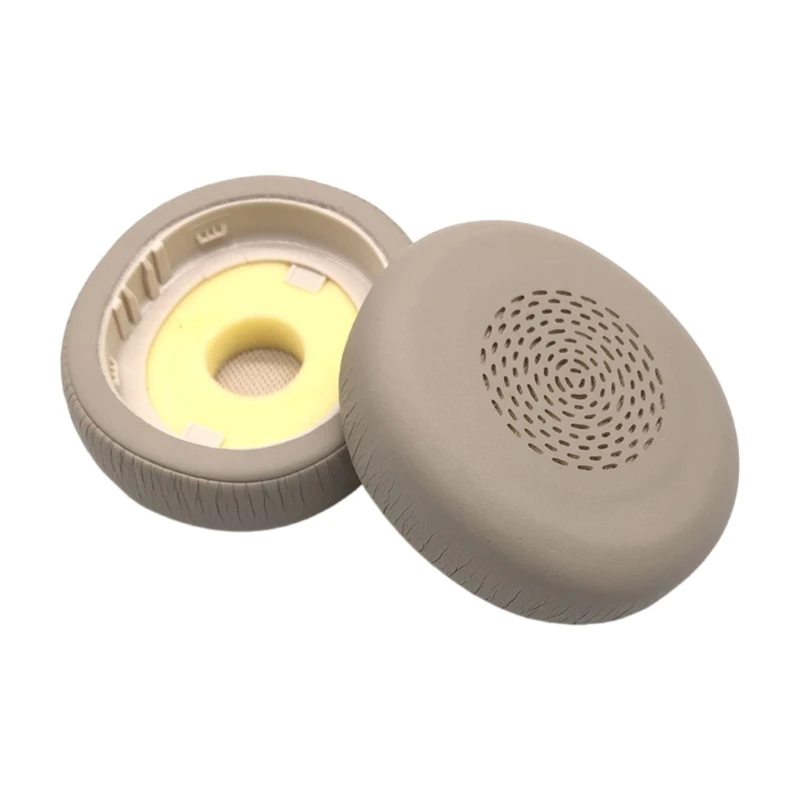 1 par almofadas para fones ouvido, substituição almofadas couro proteico para fones ouvido evolve2 75