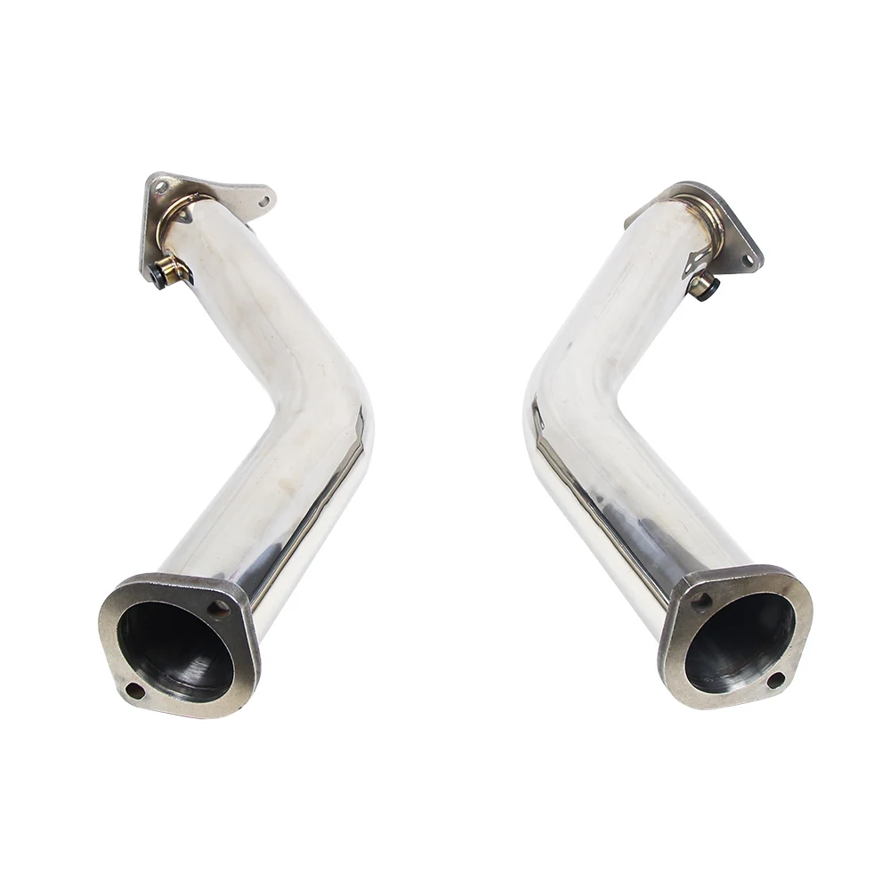 Upgrade Downpipe 3 Inch untuk Infiniti Q50 Q60 Nissan RZ34 VR30DTT 3.0T, Pipa Knalpot Racing untuk Performa