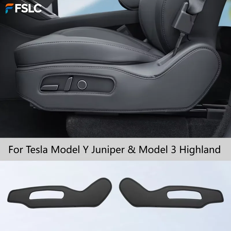 

For Tesla Model Y Juniper & Model 3 Highland Seat Side Anti-Kick Pad, Anti-Scratch Interior Protector Accessories