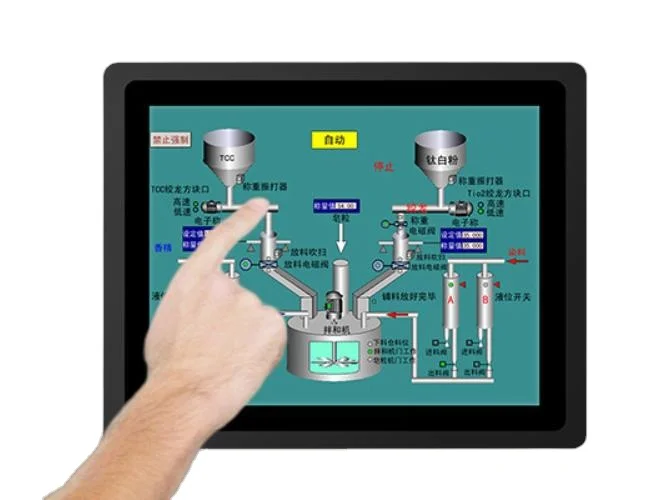 Embedded Aluminum Frame 15 Inch Android Panel PC Industrial Touchscreen Tablet Single PC All-in-one with Android 13 OS RS232