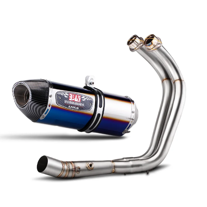 

STLF Motorcycle Full Exhaust System for Mt07 XSR700 2014-2023 R77 Carbon Fiber Exhaust 51mm/2 Inches