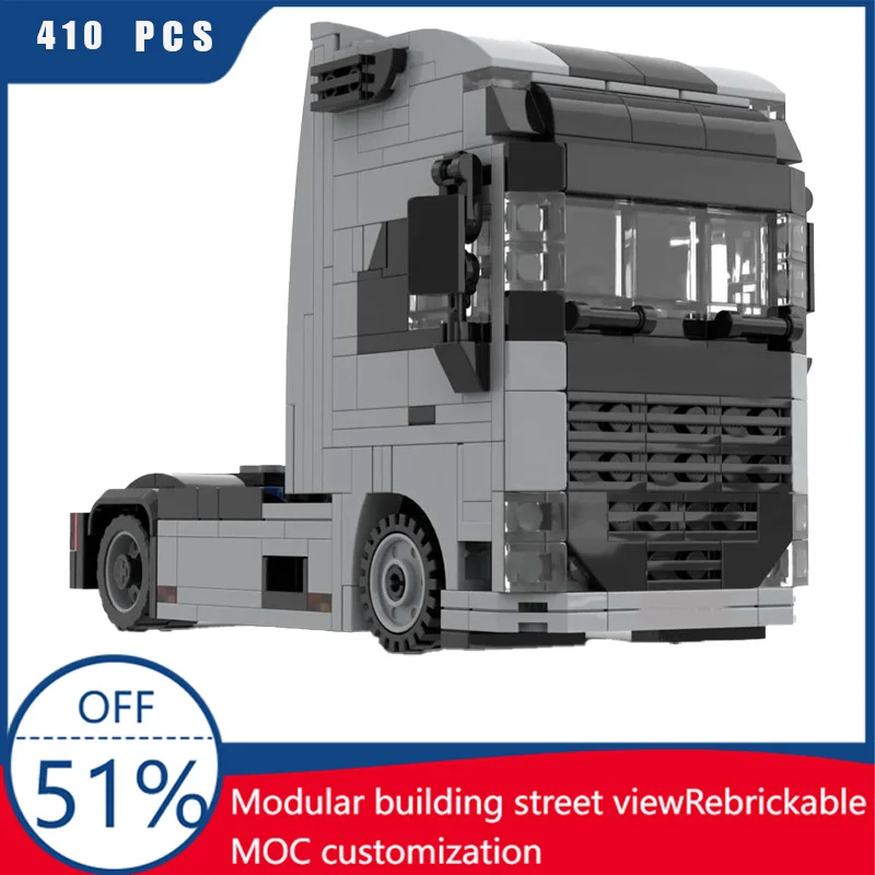 

410 шт. креативный FH16 540 4x2 транспортный автомобиль строительный блок технология модель для детского образовательного набора игрушка Рождественский подарок