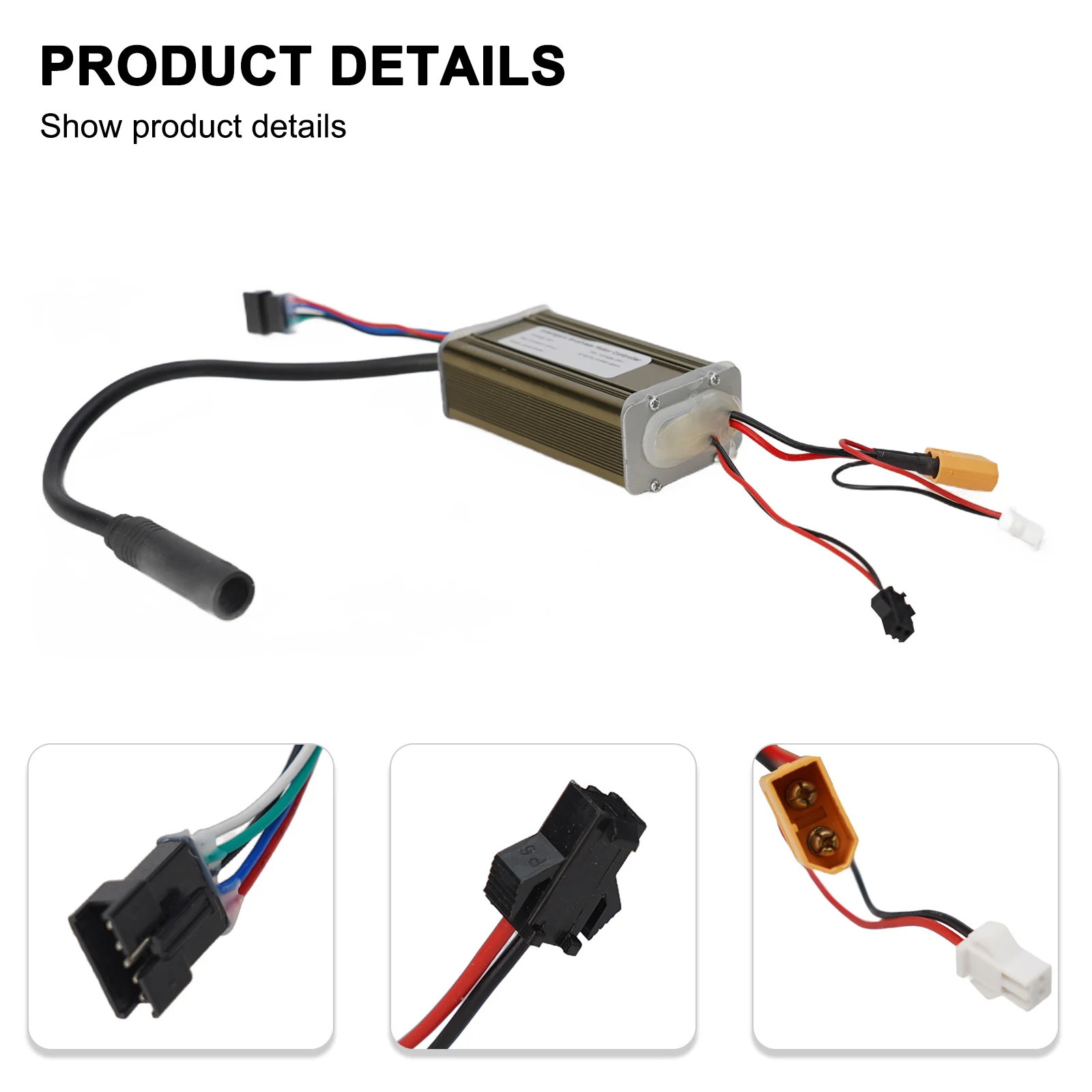 High Quality Long Lasting Motor Controller Electric Scooter Accessories Compact Easy Installation Lightweight Metal Parts Repair