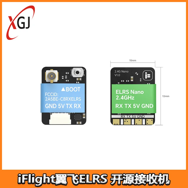 iFlight ELRS 2.4GHz/915MHz Nano RX Open Source Receiver FPV Crossing Machine