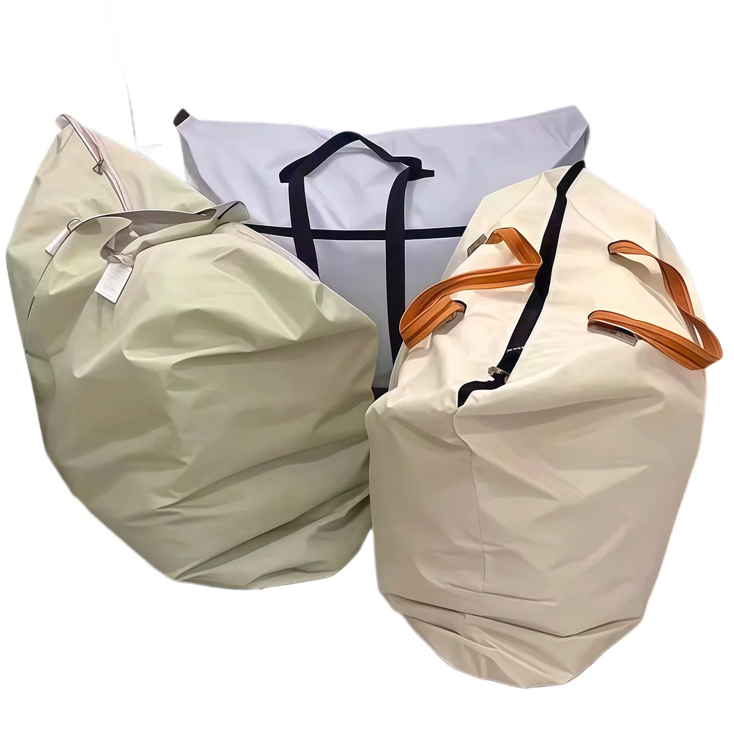 Bolsa de transporte tejida e impermeable, de gran capacidad, para guardar edredones, ropa, ropa de cama y organizar equipaje; ideal para mudanzas y para el hogar.