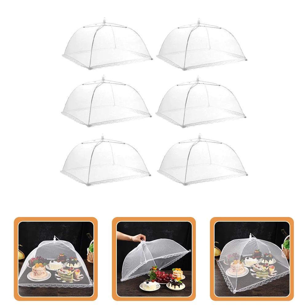 

6Pcs Convenient Food Protectors High-Class Material Long-Lasting Durability for Picnics Camping Garden