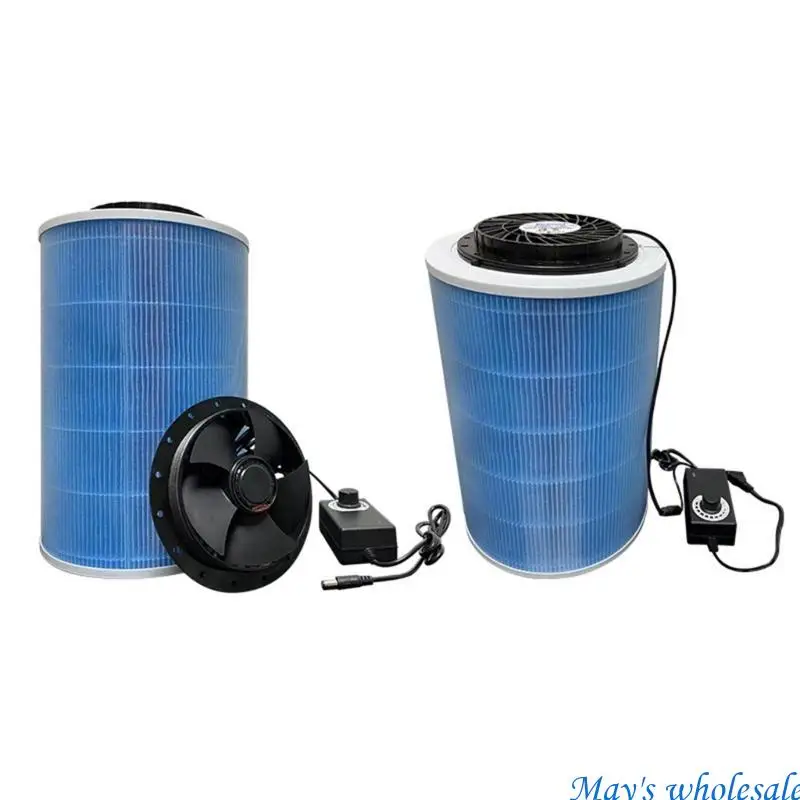 مجموعة مروحة التشغيل الهادئ مجموعة مروحة العادم متعددة الاستخدامات للتهوية الفعالة في التطبيقات المختلفة 448A #5