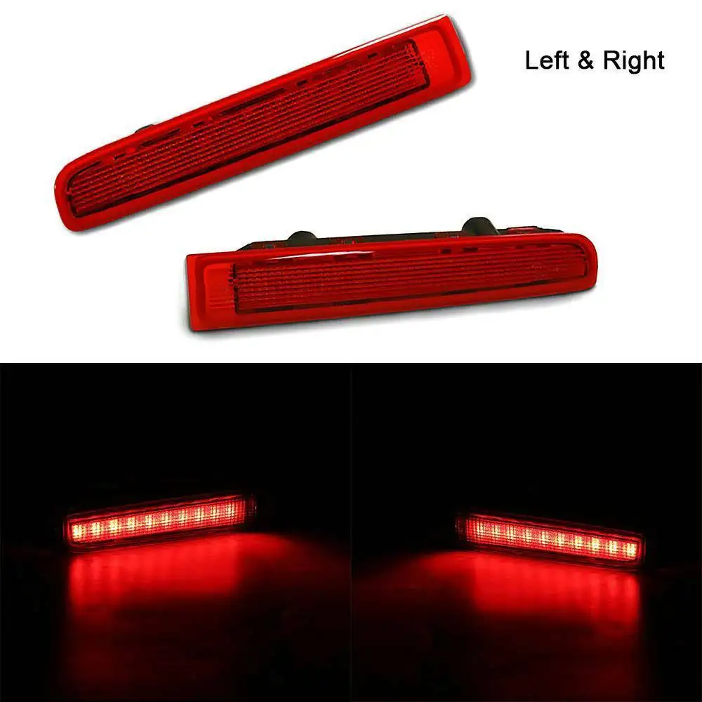 2Pcs Car High Mount Third Stop Tail Lamp Brake Signal Light For Volkswagen VW Transporter T5 T6 Caravelle Multivan 2003-2016