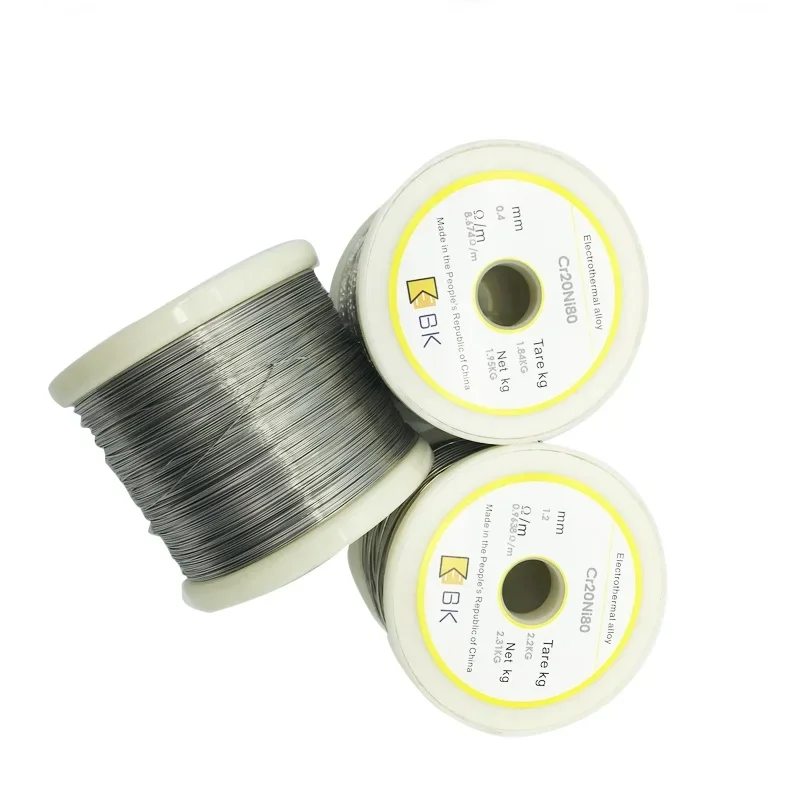 1kg Cutting Foam Resistance Heating Wires Cr20ni80 Heating Wire 0.1mm-4.0mm Nichrome Wire Industry