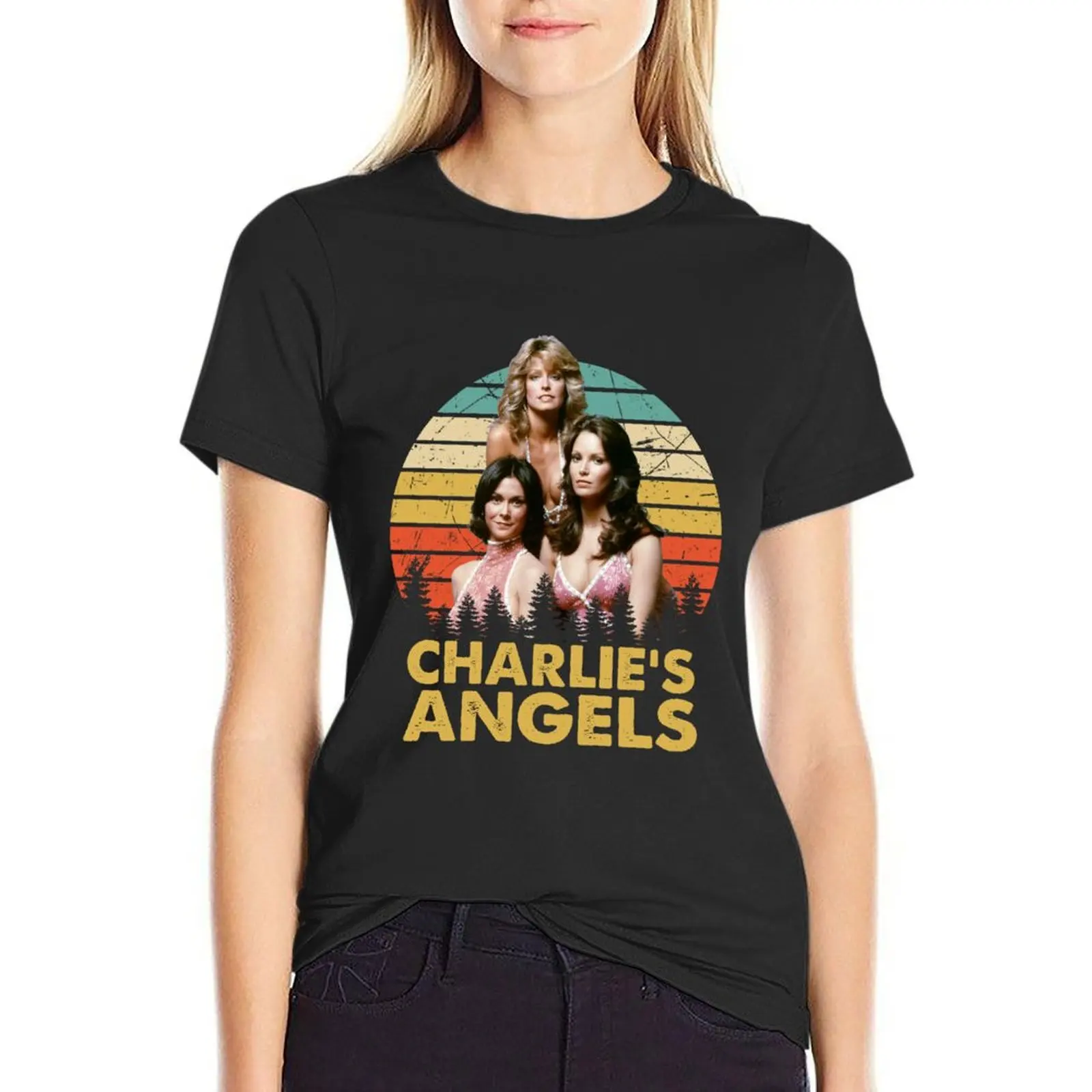 

Vintage - Charlies Angels Gift Men T-Shirt quick-drying sublime new edition customizeds funny t shirts for Women