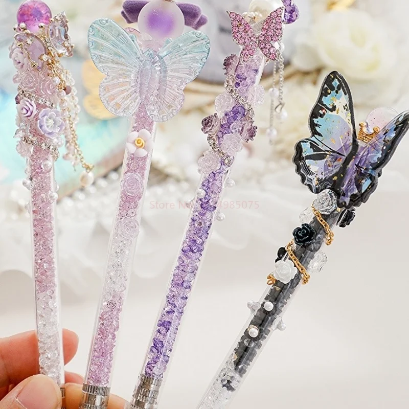 Imagem -05 - Requintado Heartbroken Pencil Knife para Meninas Handmade Butterfly Carving Knife Art Knife para Estudantes High Value Stationery Wholesale