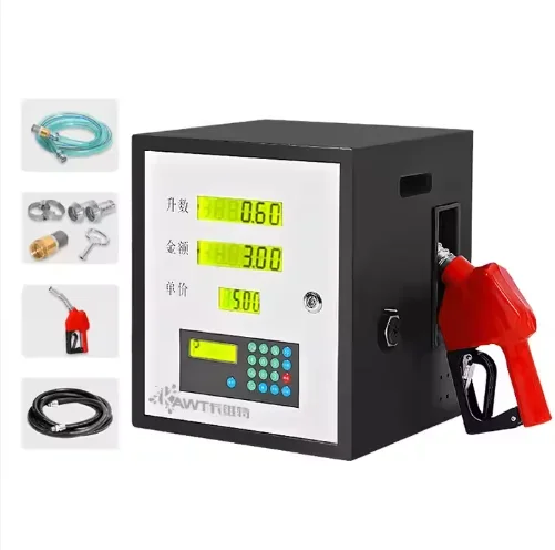 Meclube Factory Price Mini Pump 12V/24V/220V Fuel Dispenser with 6m Self-sealing Metal Oil Outlet Hose and view 3