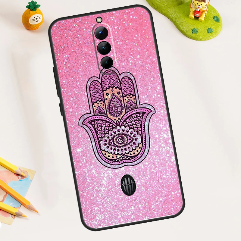 Hamsa Hand Of Fatima Art Case For ZTE Nubia Red Magic 8S 9S 10S 8 9 10 11 Pro Plus 5G 6R 6 7 6S 7S Pro 10 Air Cover - view 4