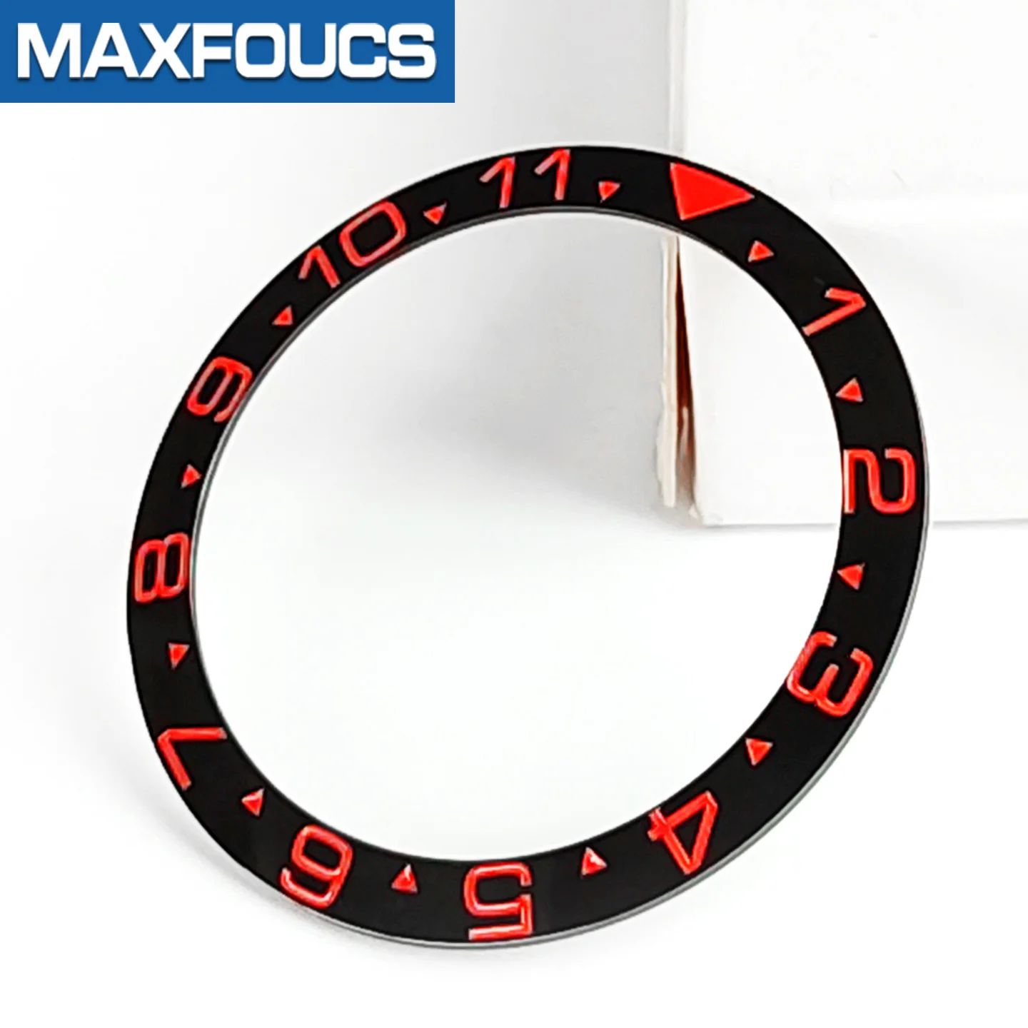 Schräge Keramik-Lünetteneinlage 38x30,6mm MOD SKX007 SKX Divers Passend für 31,5x30,5mm Kristallglas Schwarzes Uhrenzubehör – Detail 13