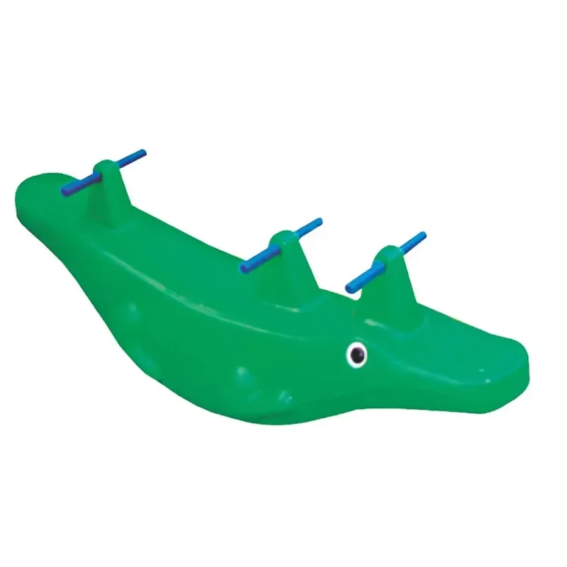 High Quality Plastic Four Whale Seesaw for Kindergarten Indoor Playground Childrens Play Equipment Factory Price