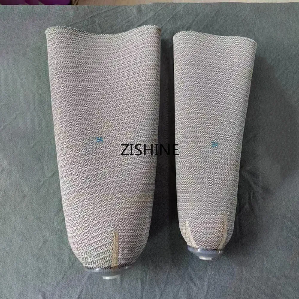Prosthetic Gel Liner Socks for Amputee 6mm Thick Lock Keyhole Silicone Stump Sleeve Residual Limb Protection Cover Size 16-44