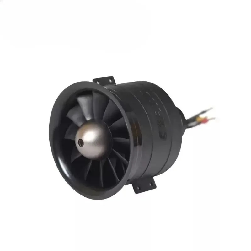 FMS 80PRO EDF Ducted Fan Power System, 12 Blades Inrunner Motor, 6S LiPo Compatible for RC Jet Airplane