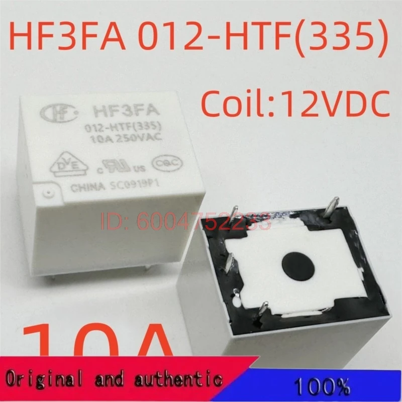 

10PCS New HF3FA 012-HST(136)/HTF(335)/HSTF/HST/HSTF(136)/024-HSTF ; HF3FA-T 24-HSTF (T73A-12V/24V-10A) Relay 4pins
