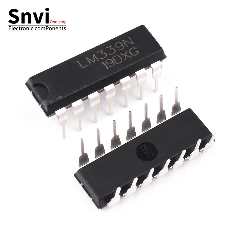 10pcs LM339 LM339N AZ339 four channel high-precision voltage comparator directly inserted into DIP-14 IC chip