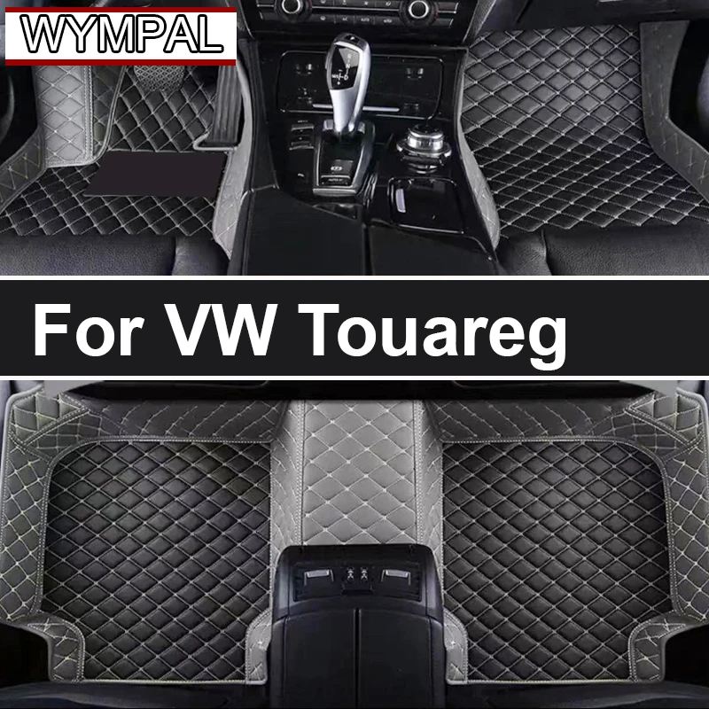 

Автомобильные коврики для VW Touareg 2011 2012 2013 2014 2015 2016 2017 2018, пользовательские автомобильные подушечки для ног, аксессуары для интерьера