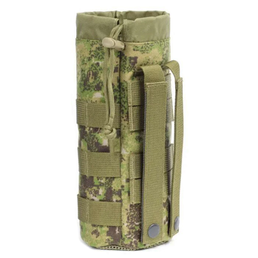 Tactical 1.5L Camouflage Water Bag 1000D Nylon Fishing Climbing Kettle Pouch Water Bottle Waterproof Molle Pouch Bags