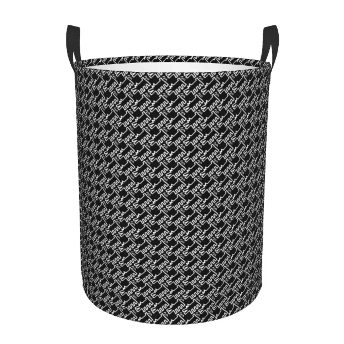 

Abstract Graffiti Scream Laundry Basket Foldable Geometric Toy Clothes Hamper Storage Bin For Kids Nursery