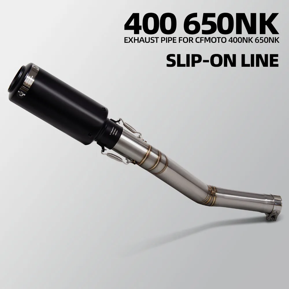 

Выхлопная система для мотоциклов Street Bike: соединительная труба и глушитель Slip-on для CFMOTO NK400 400NK NK650 650NK
