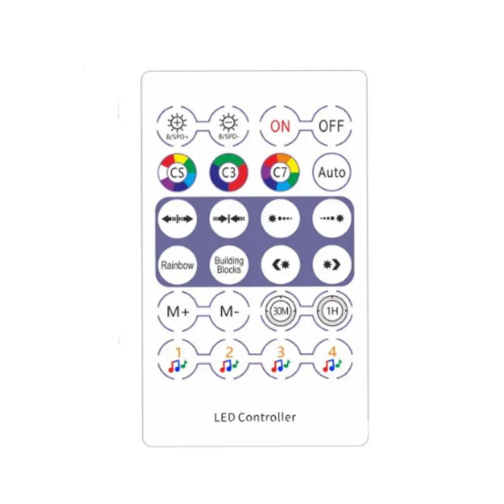 5V Led Music Controller Addressable Adjust Brightness Bluetooth APP Controller Mini Comes with MIC pickup RGB Light Controler