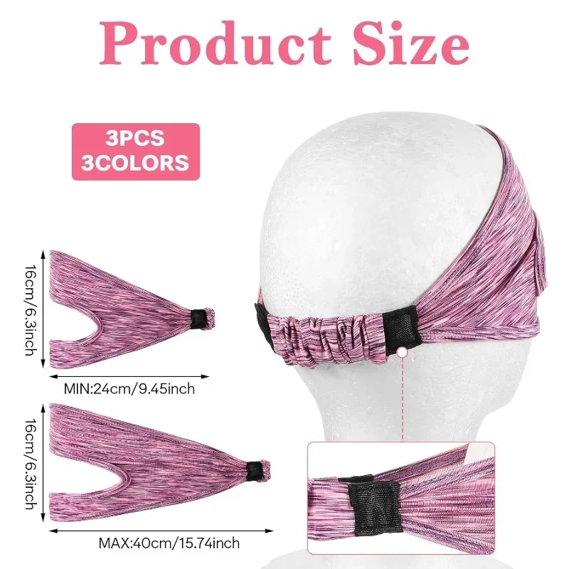 3 Pcs Adjustable VR Eye Mask Breathable VR Breathable Sweat Mask Comfortable AR Eye Mask for Any Head Size Most VR Devices