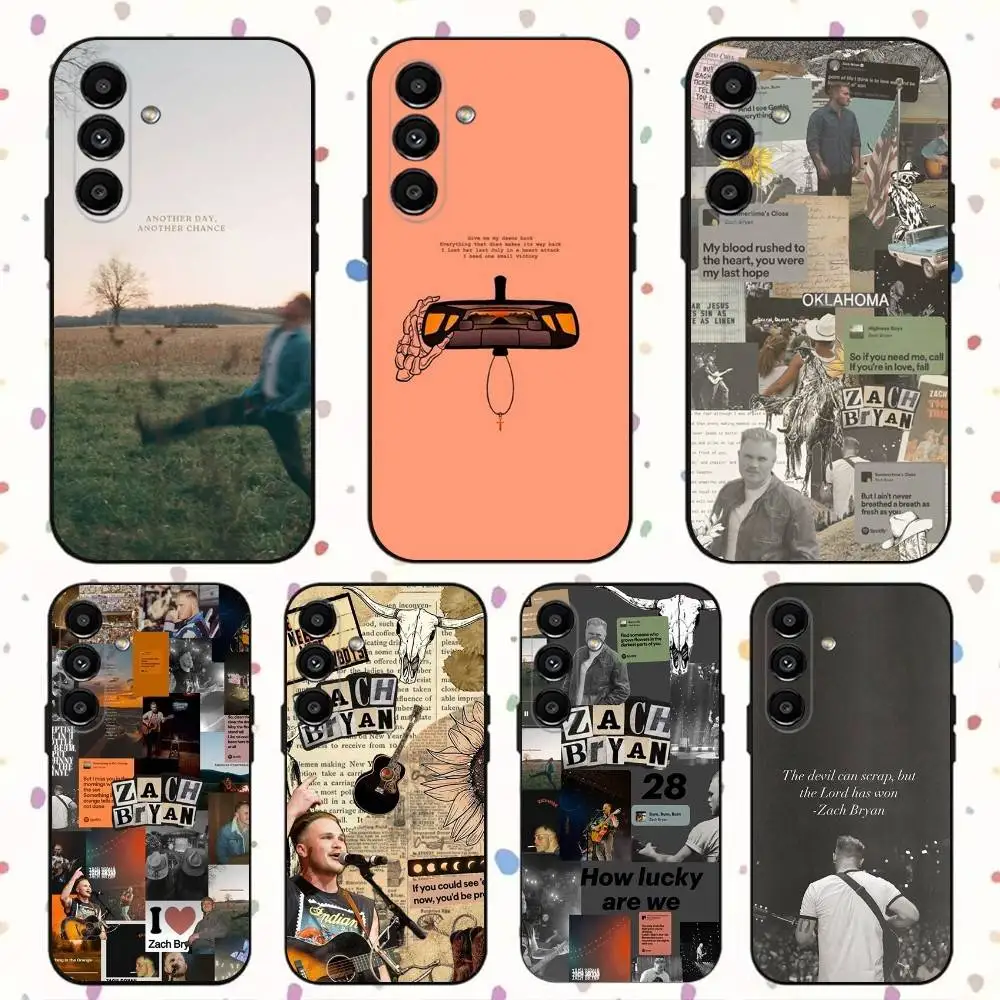 

Singer Z-Zach Bryan Phone Case For Samsung S24,S21,S22,S23,S30,Ultra,S20,Plus,Fe,Lite,Note,10,9,5G Black Soft Cover
