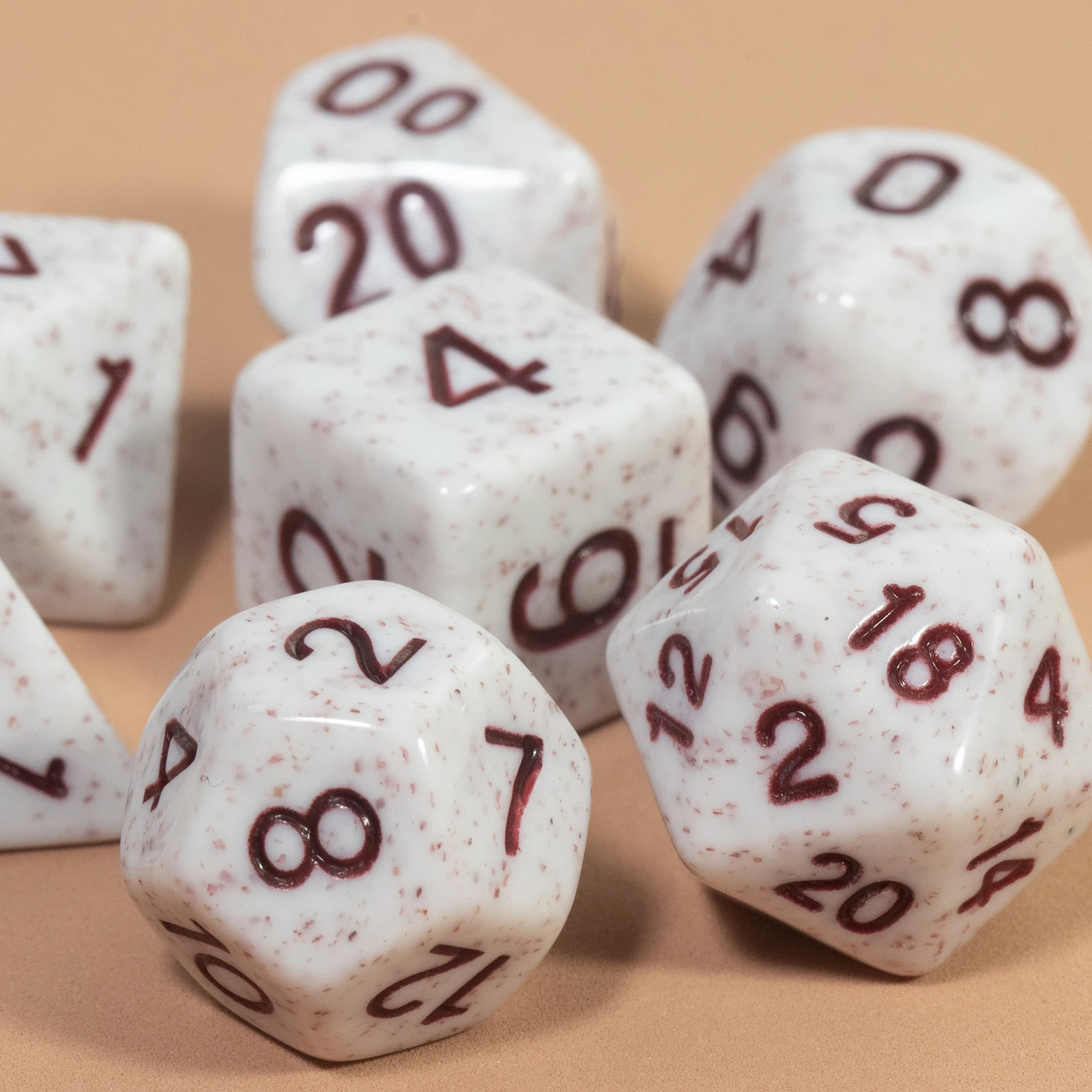

Набор из 7 многогранных кубиков (D4-D20) для настольных игр, DND, RPG, магических игр, коллекционный набор