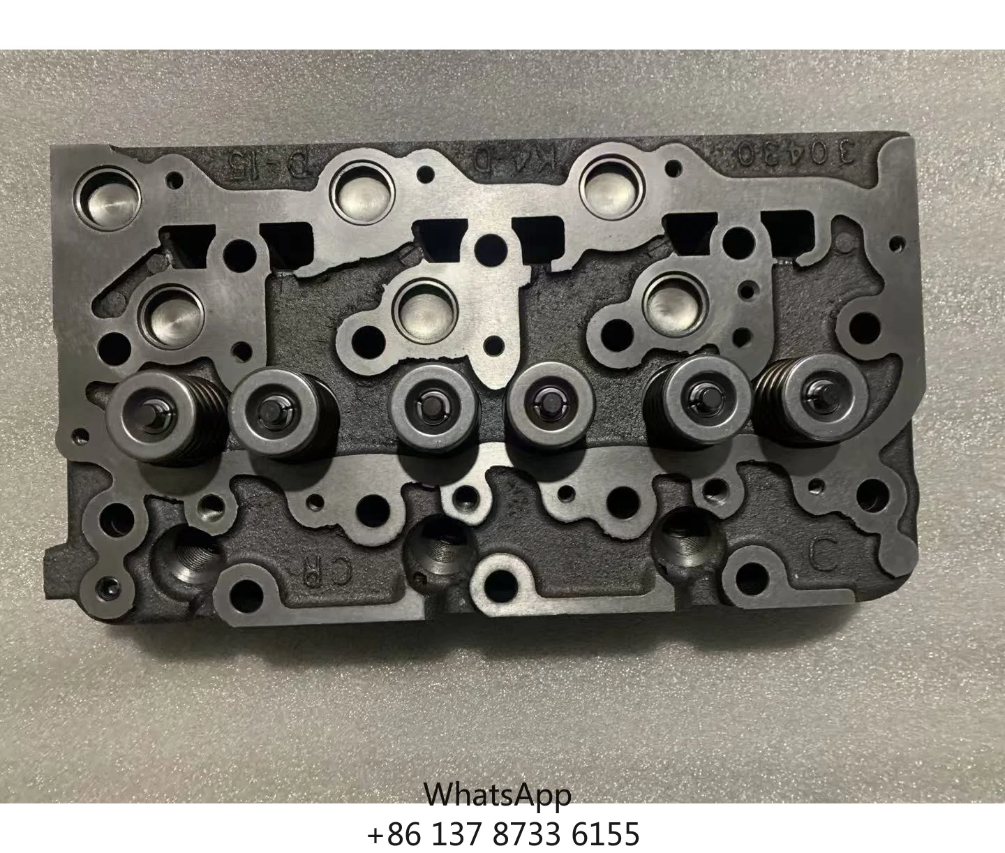 

D1703 Diesel Engine Cylinder Head Complete For Kubota Excavator Tractor Loader